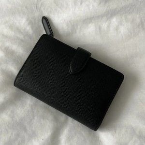 Beautiful Smythson Continental Wallet / Purse in Black